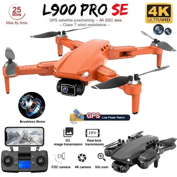 L900 Pro SE GPS Drone professionnel 4K HD caméra 5G WIFI FPV quadrirotor avec moteur sans brosse pliable RC Drones pour enfants jouets