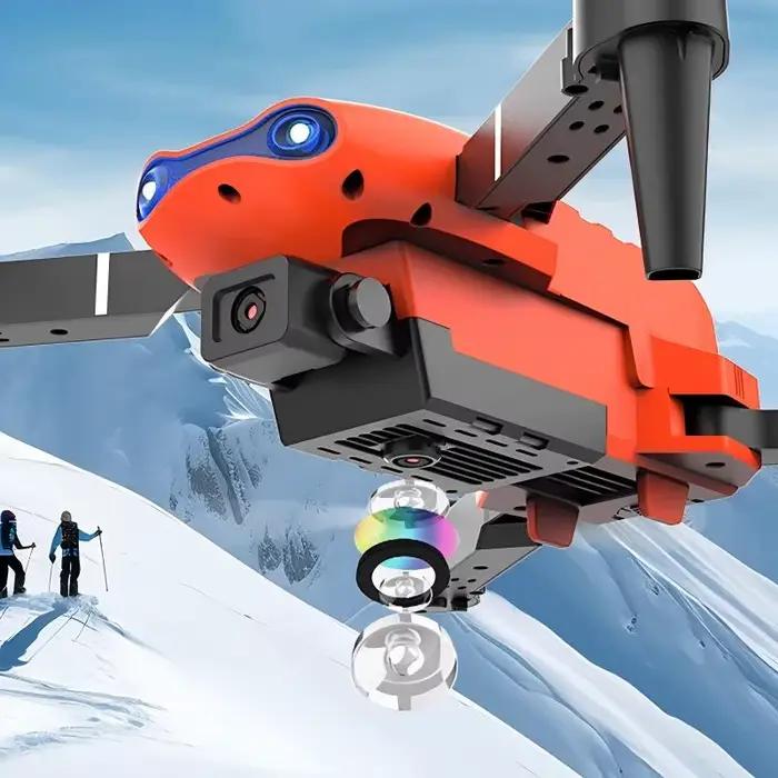 Drone E99 K3 Pro HD 4K avec caméra, mini-hélicoptère RC pliable pour tous les âges, occasions spéciales et captation de vues panoramiques