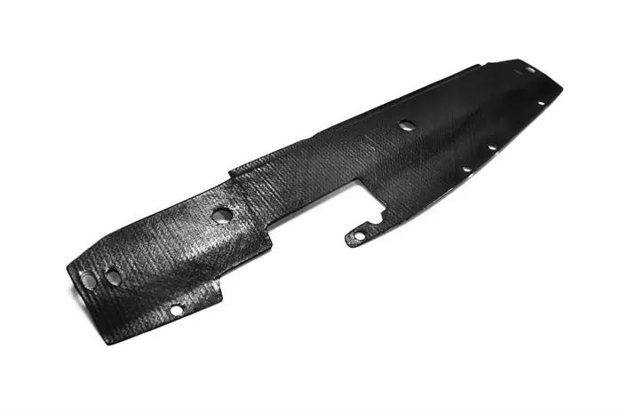 Kit Carrosserie Racing pour Mitsubishi Lancer Evolution EVO 4 5 6 – Panneau de Refroidissement en Fibre de Carbone Brillant – Cache Moteur Intérieur