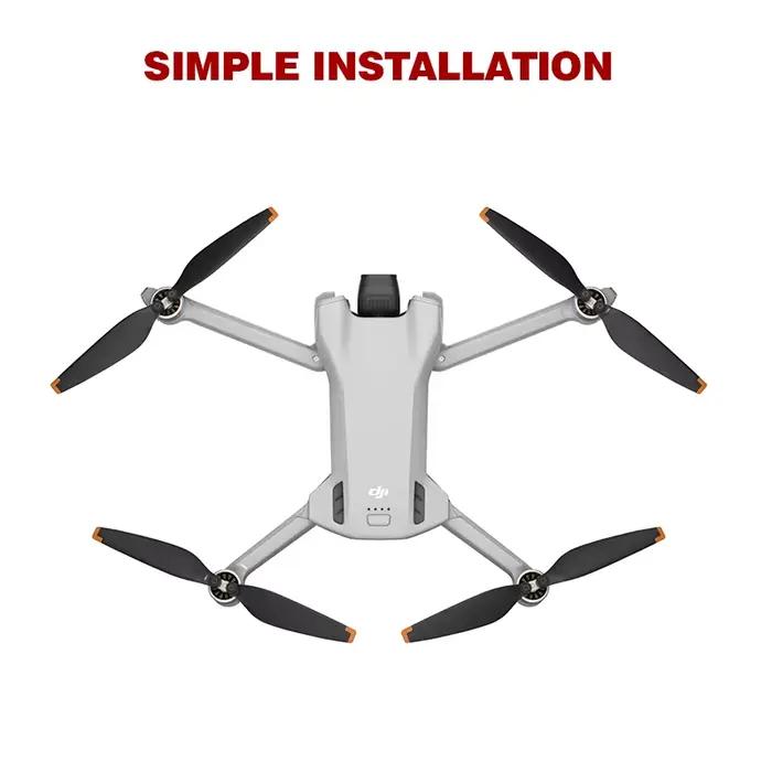 Hélices pliantes en carbone pour DJI Mini 3 Mini 3 Pro Mini 4 Pro avec précision de vol et durabilité argent brun or orange occasions spéciales