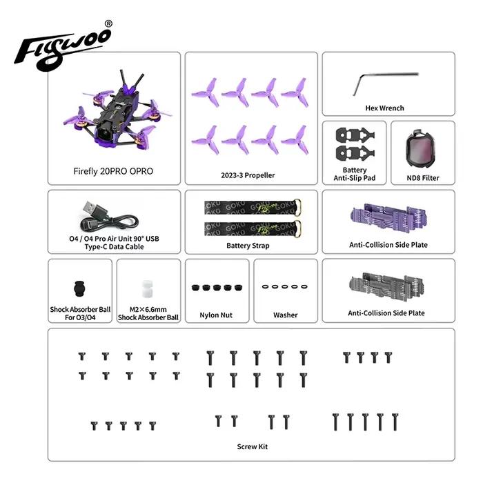 Micro drone Flywoo Firefly 20PRO 4S / 25MINI 3S O4 PRO