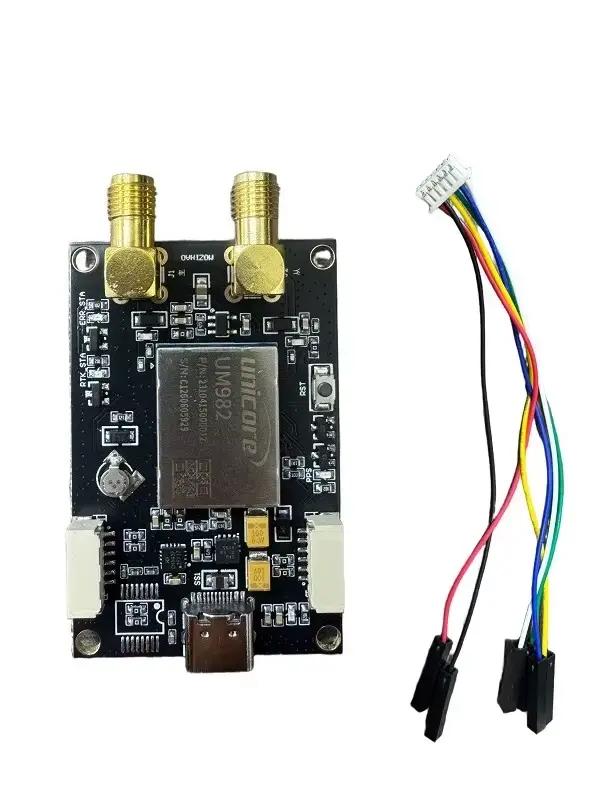 Module de positionnement et d'orientation GNSS RTK Unicore Um982 à double antenne