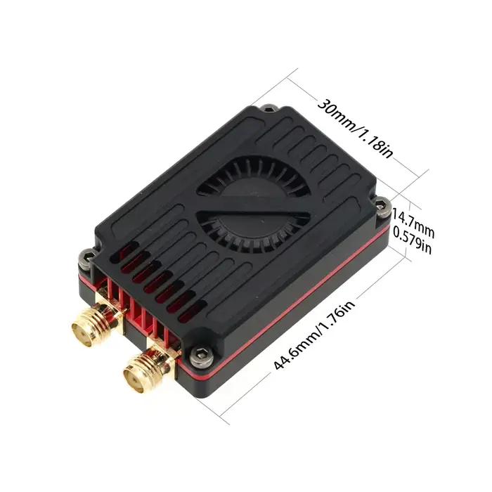 RUSHFPV OverShoot 1.3G/3.3G double bande 2.5W VTX ou 4W VTX Module émetteur vidéo haute puissance avec antenne SMA pour Drones FPV