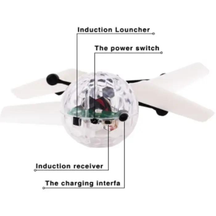 Enfant Fly Ball Mini RC Drone jouets créatifs enfants hélicoptère électronique infrarouge Induction avion mouche jouet garçon cadeau d'anniversaire