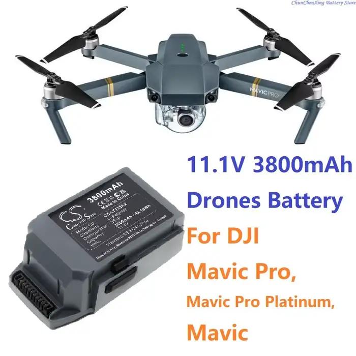 Batterie/chargeur pour Drones 11.1V 3800mAh GP785075-38300DB