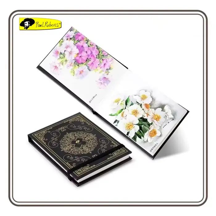 Paul Rubens – carnet de dessin carré à l'aquarelle, carnet de croquis en coton, carnet de notes à main pour débutants et artistes, 300g