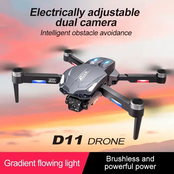Lenovo D11 Drone 8K aérien HD dégradé lumière fluide double caméra omnidirectionnel évitement d'obstacles moteur sans