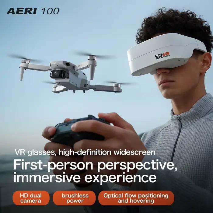 Drone AERI 100 FPV avec lunettes VR