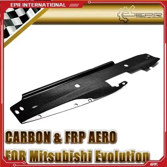 Kit Carrosserie Racing pour Mitsubishi Lancer Evolution EVO 4 5 6 – Panneau de Refroidissement en Fibre de Carbone Brillant – Cache Moteur Intérieur