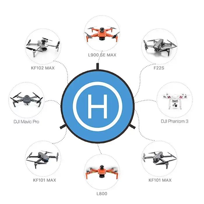 Drone quadrirotor accessoires universel 55 cm 75 cm pliable tapis d'atterrissage RC Dron