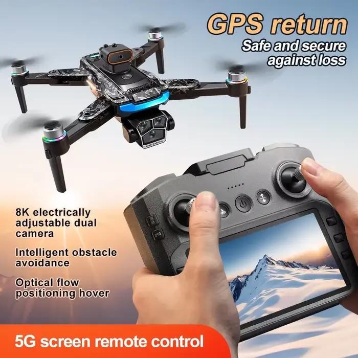 Drone Xiaomi A14 ProMax avec Caméra 8K HD, GPS, Evitement d'Obstacles Omnidirectionnel pour Exploration Aérienne et Captation de Vidéos Haute Définition Occasions Spéciales
