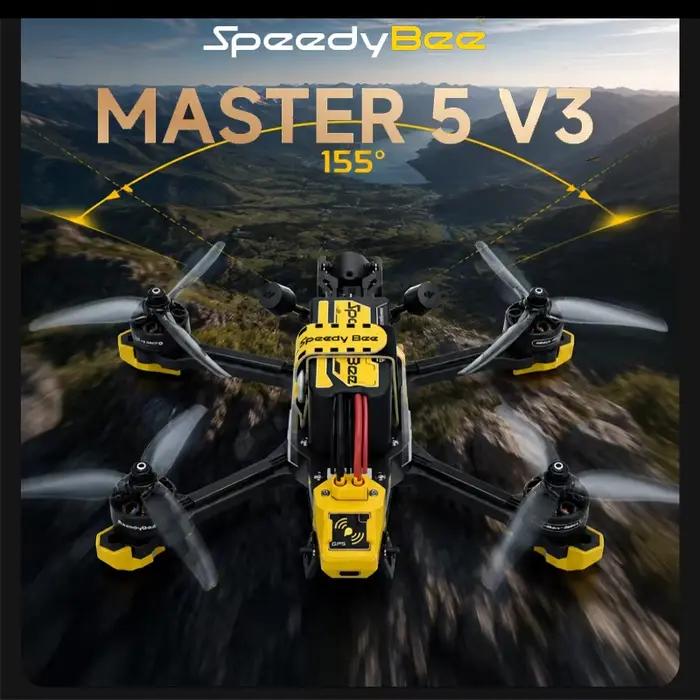 【En stock】 Master5 V3 O4 Pro SpeedyBee Drone de course FPV de 5 pouces avec transmission vidéo numérique HD pour vol freestyle en extérieur pour adultes