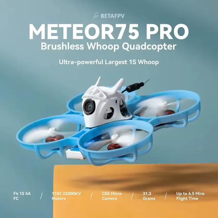 Drone de course FPV Meteor75 Pro 1S - Moteur brushless BETAFPV 1102