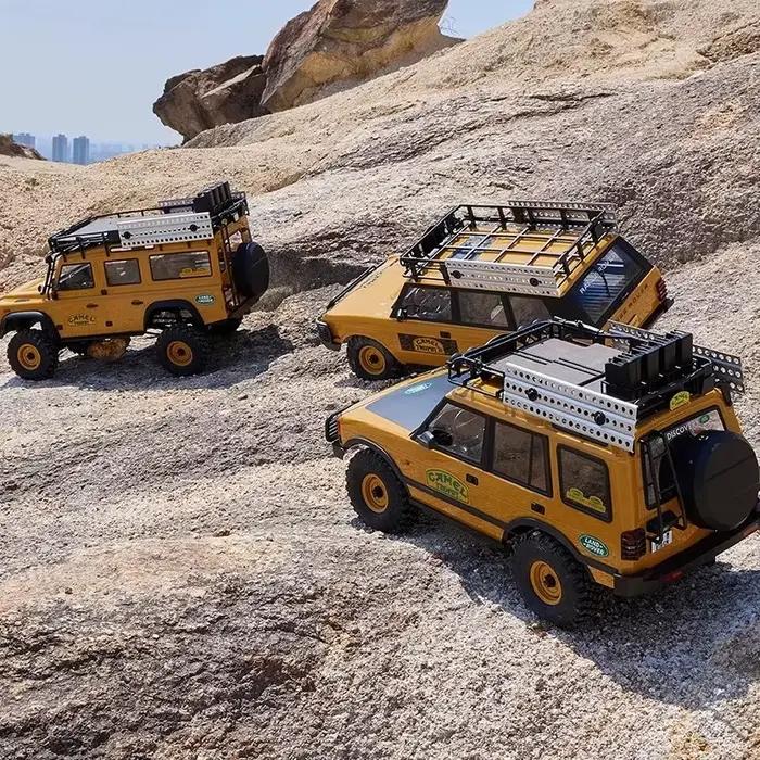FMS 1/10 FCX10 “Camel Trophy” Modèle de véhicule tout-terrain RC RTR de type Defender/Discovery/Land Rover pour
