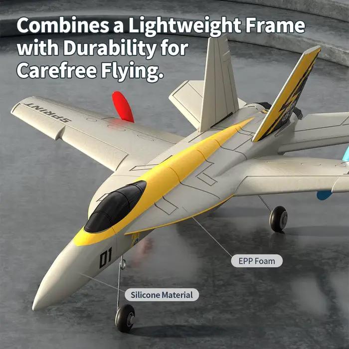 Avion télécommandé F18 Hornet RC Glider 2.4G 2CH 6 axes avec stabilisation