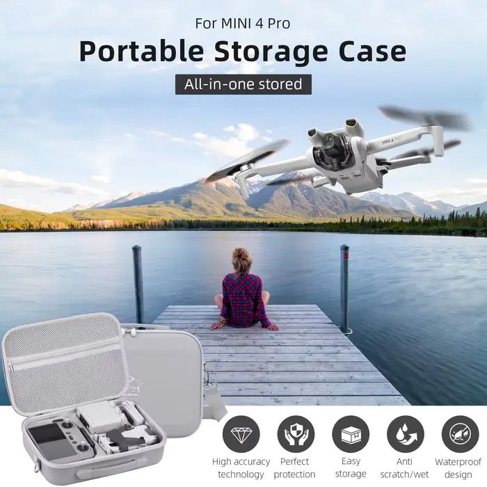Étui Mini 4 Pro RC 2, sac de rangement Portable en cuir PU de grande capacité pour DJI