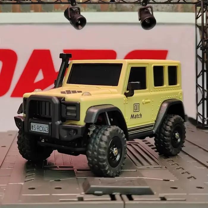 LDARC X43 RTR/BNR 1/43 chenille Turbo RC voiture 4WD télécommande Mini escalade intérieur véhicule de course jouet hors Roader pour enfants adultes