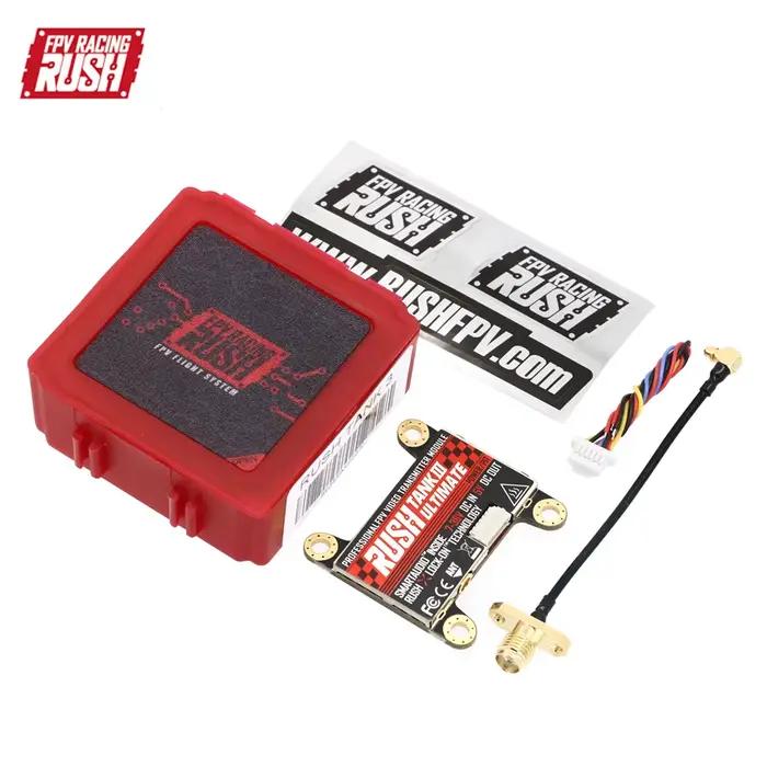 RUSHFPV RUSH Tank III Ultimate VTX 5.8G 48CH RaceBand Pitmode 25mW 200mW 500mW 800mW VTX FPV réglable 2-8S pour drone de course RC