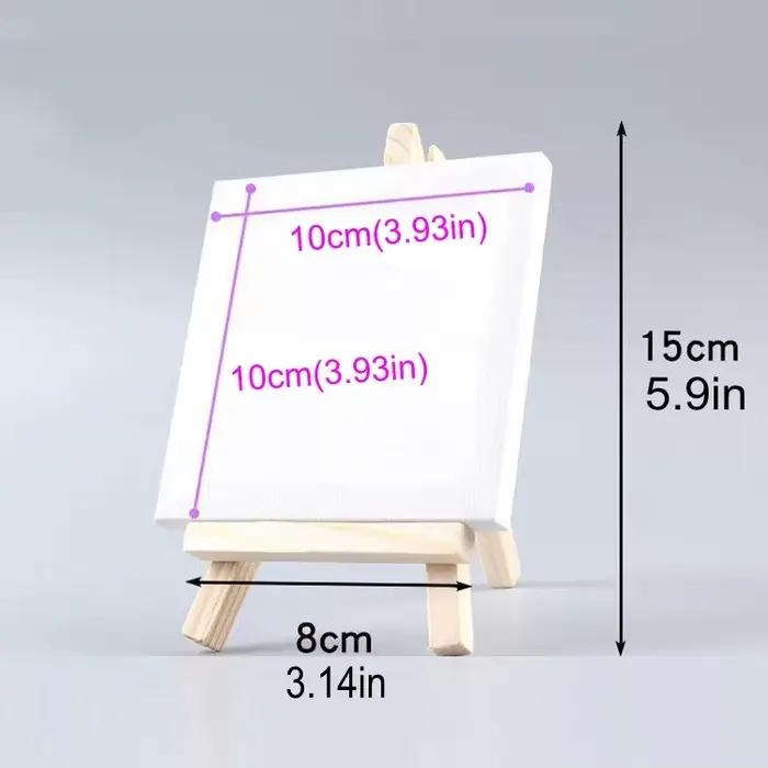 1 kit de peinture, 1 planche à dessin, 1 chevalet, 2 stylos, 6 couleurs de peinture, 1 palette, mini planche à dessin, peinture acrylique