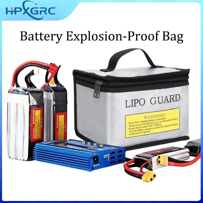 Sac de protection anti-explosion résistant à la chaleur HPXGRC pour batteries de drone voiture quadricoptère accessoires RC occasions spéciales sécurité durable