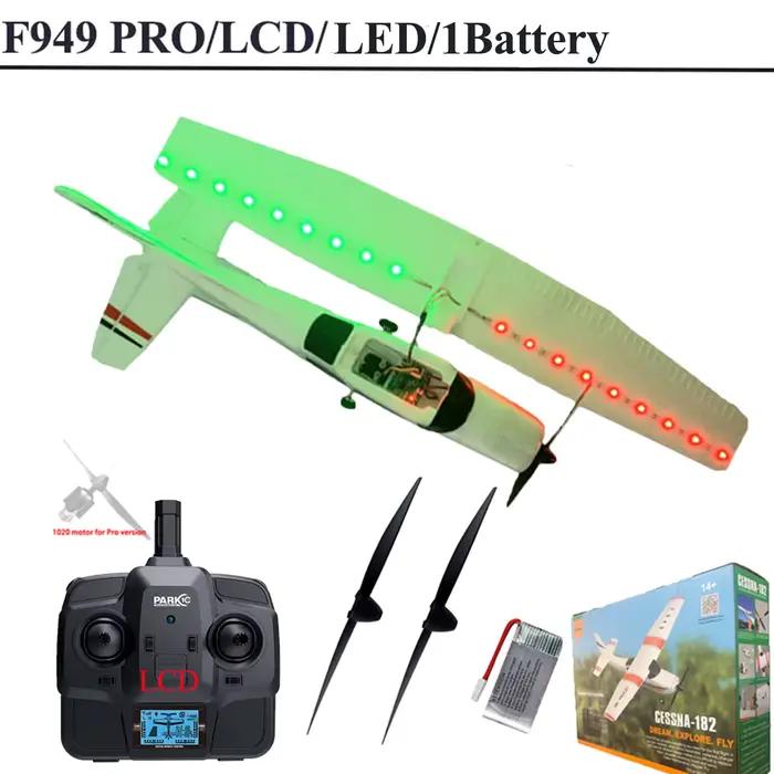 【C0】WLtoys 2.4G F949 Version LCD avion RC Cessna 182 3D6G 3Ch