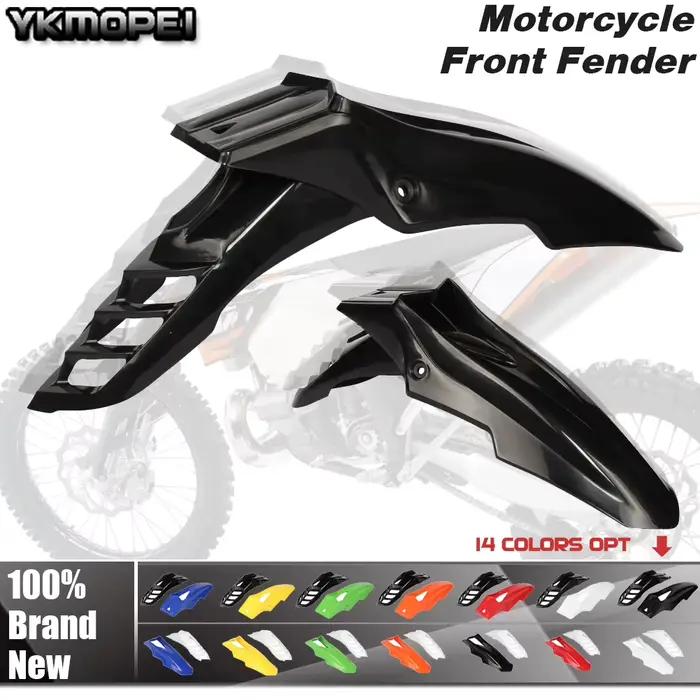 Garde-boue avant de moto universel Supermoto, pour KX CR XR RM WR Kayo Apollo Bse Xmotos zongshen shineray Dirt Bikes