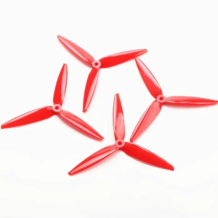 7040 Tracker 7.5x4x3 Poly Carbonate Durable 3 pales/hélice à trois pales (2CW + 2CCW) pour accessoires de Drone RC FPV