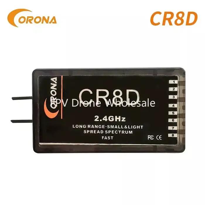 Récepteur Corona CR3D/CR4D/CR6D/CR8D 2.4 mesurz 3CH ~ 8CH (V2 DSSS) Compatible avec CT8Z/CT8J/CT8F pour Avion RC