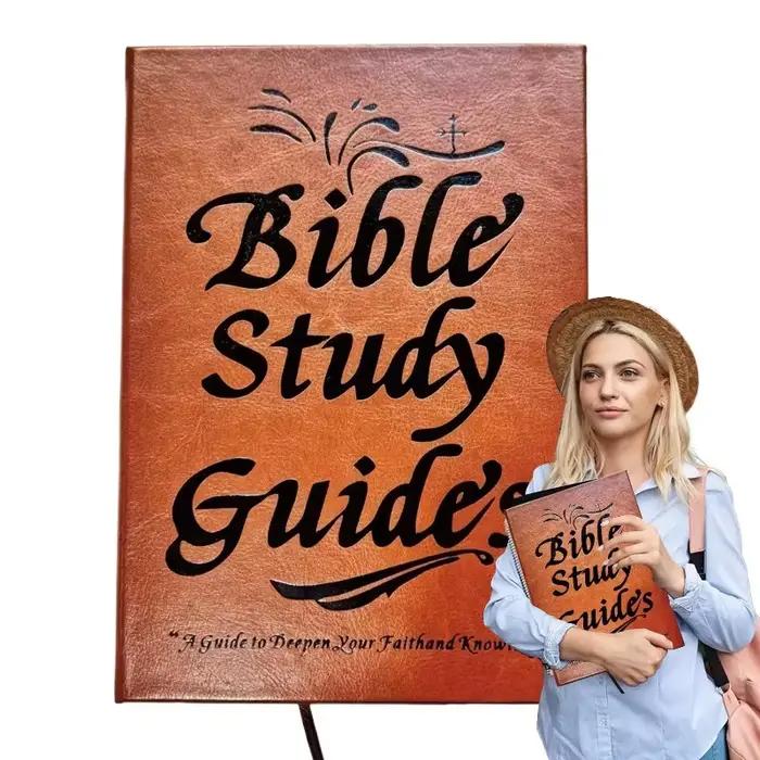 Guide d'étude biblique pour débutants : Journal dévotionnel de 66 pages avec citations bibliques quotidiennes, réflexions sur la prière et plan d'étude annuel
