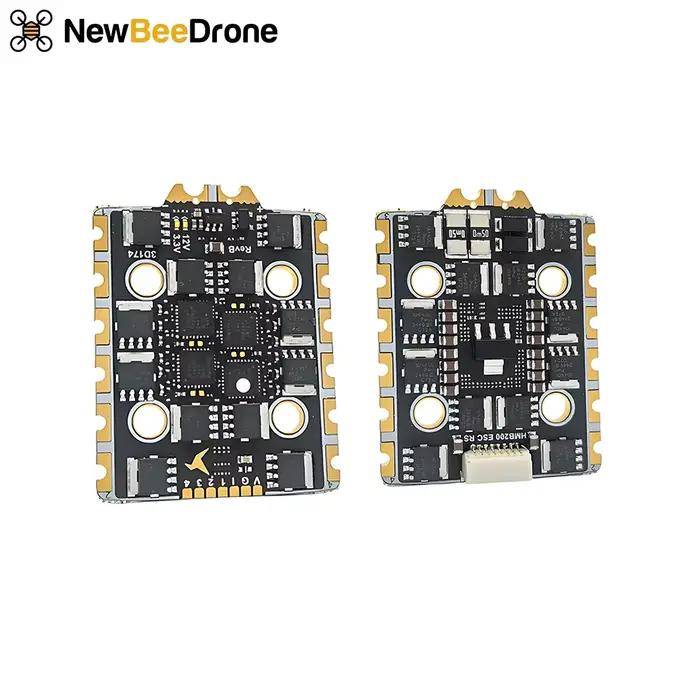 NewBeeDrone Hummingbird 200 ELRS 2.4Ghz RaceSpec Stack F435 Flight Controller AM32 80A 3-6S ESC pour drone FPV RC