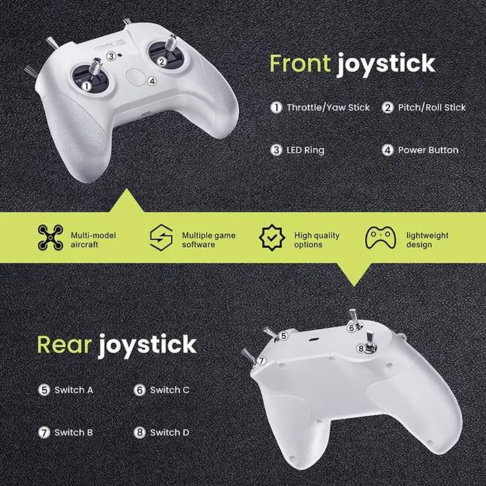 Drone S8 FPV simulateur télécommande 8CH système de formation de vol