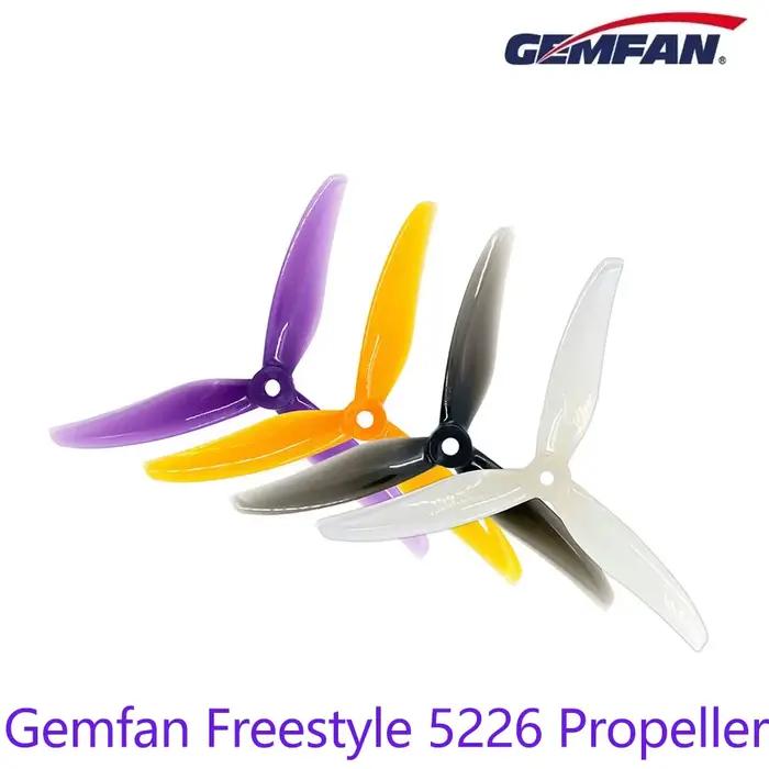Gemfan Freestyle 5226, 2 paires d'hélices à 3 pales 5