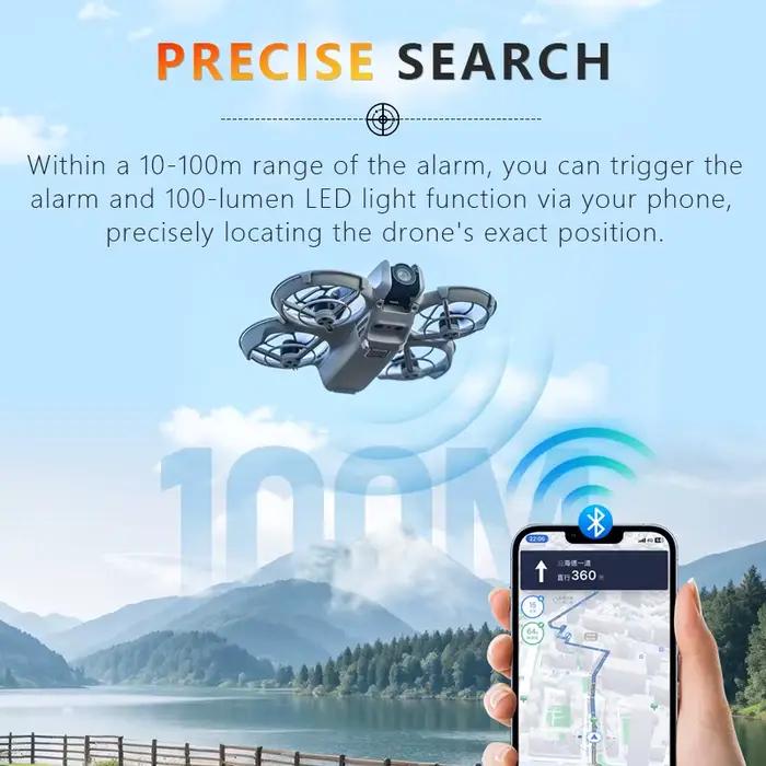 Accessoire anti-perte STARTRC NEO Tracker d'alarme pour DJI NEO Fly More Combo Drone Pièces de rechange pour iPhone 11 12 13 14 15 Occasions de vol sans soucis