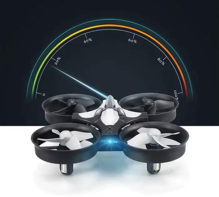 Mini drone RC JJRC H36 2.4G 6 axes 1/2/3 batteries Mode sans tête Hélicoptère anti-collision 360 ° Jouets pour enfants