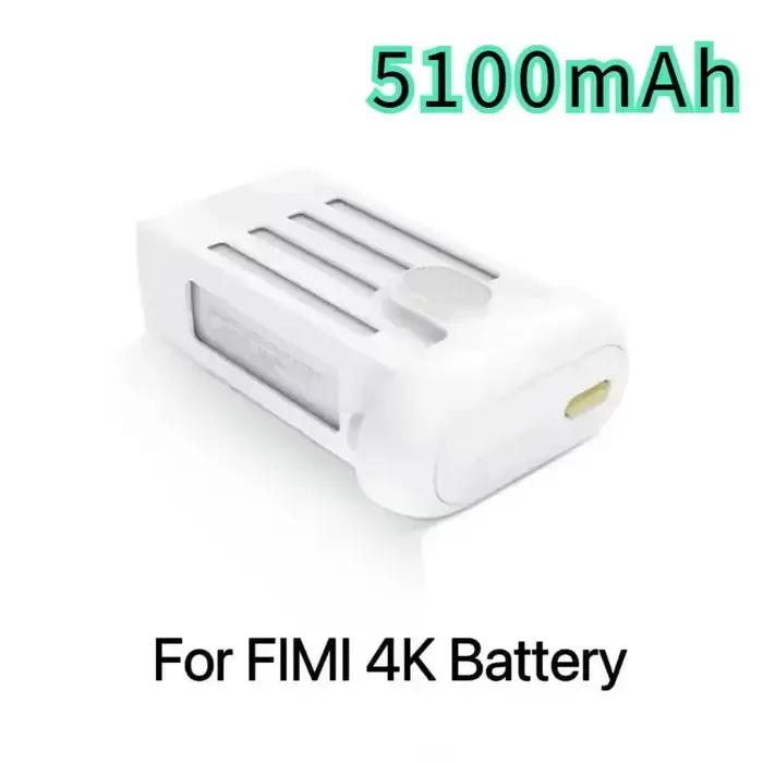 Batterie haute capacité 5100mAh pour Xiaomi Mi Drone 4K avec boutons dorés et gris pour longévité et performance optimales