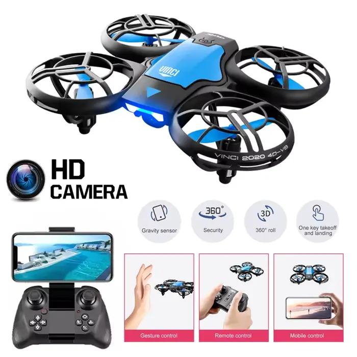 Mini Drone avec caméra HD 4K WiFi Fpv quadrirotor pression d'air hauteur maintenir pliable Quadrocopter