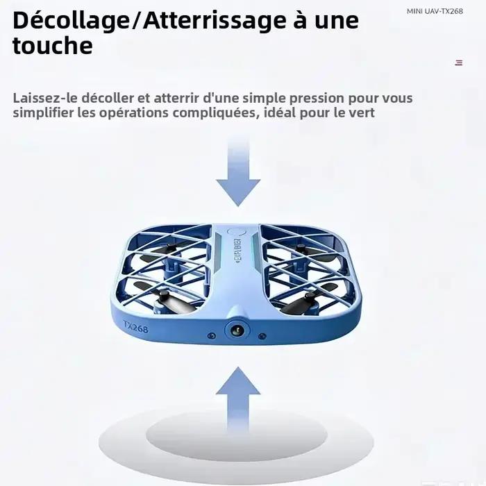 Drone RC miniature JJRC H107 2026 GPS 8K Professionnel HD 360 °