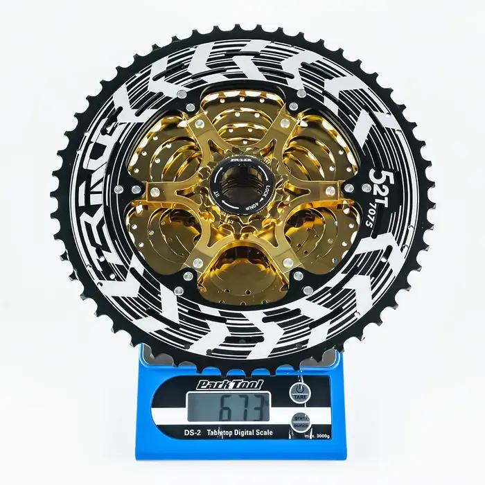 Cassette légère ZRACE Alpha 12s 12 vitesses pour VTT 11-50T / 11-52T - Or, compatible M9100 / XX1 X01 GX NX Eagle