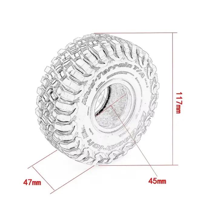 Pneu en caoutchouc pour voiture RC