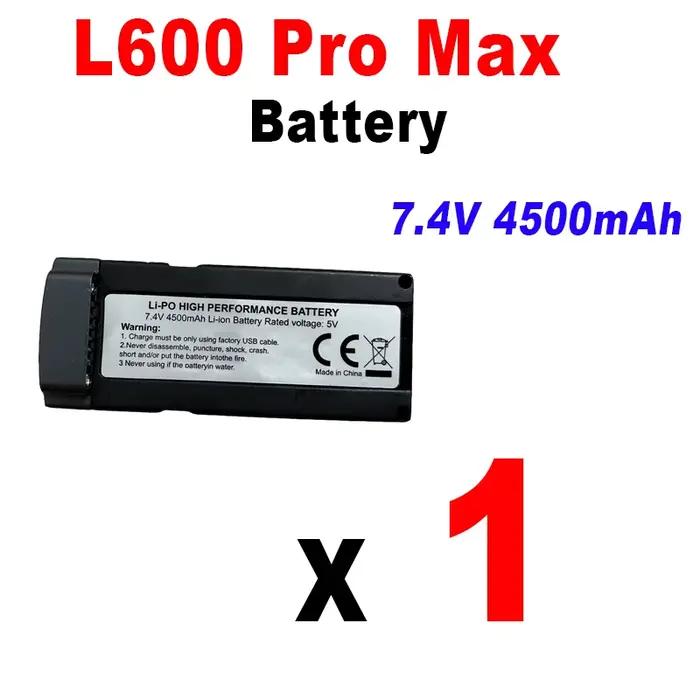 Batterie de drone LYZRC L600 ProMax 7 4V 4500mAh 30minutes de durée de vol pour Drone LYZRC L600 ProMax occasions spéciales