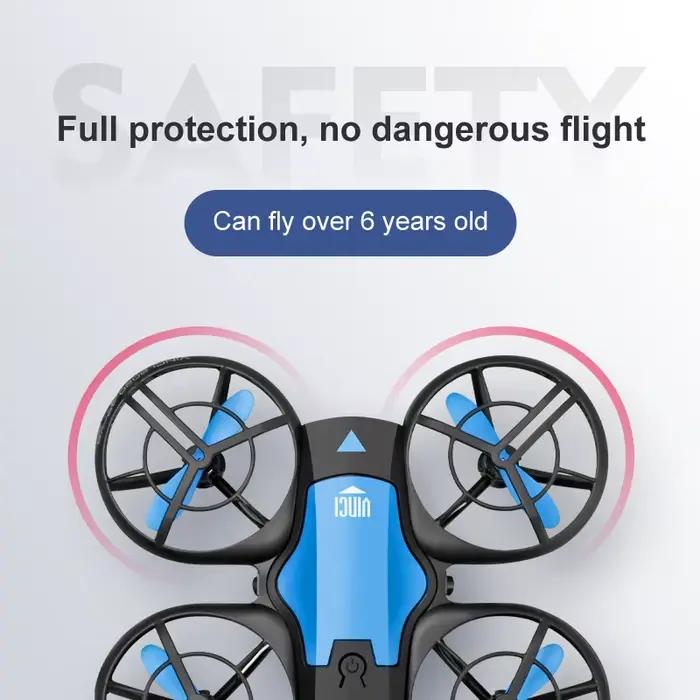 Mini Drone avec caméra HD 4K WiFi Fpv quadrirotor pression d'air hauteur maintenir pliable Quadrocopter