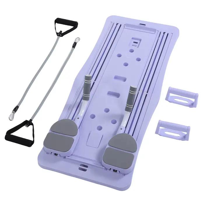 À la maison planche de Pilates pliable 4 en 1 roue d'exercice rouleau équipement d'exercice pour salle de sport à domicile entraîneur d'entraînement planche de Pilates