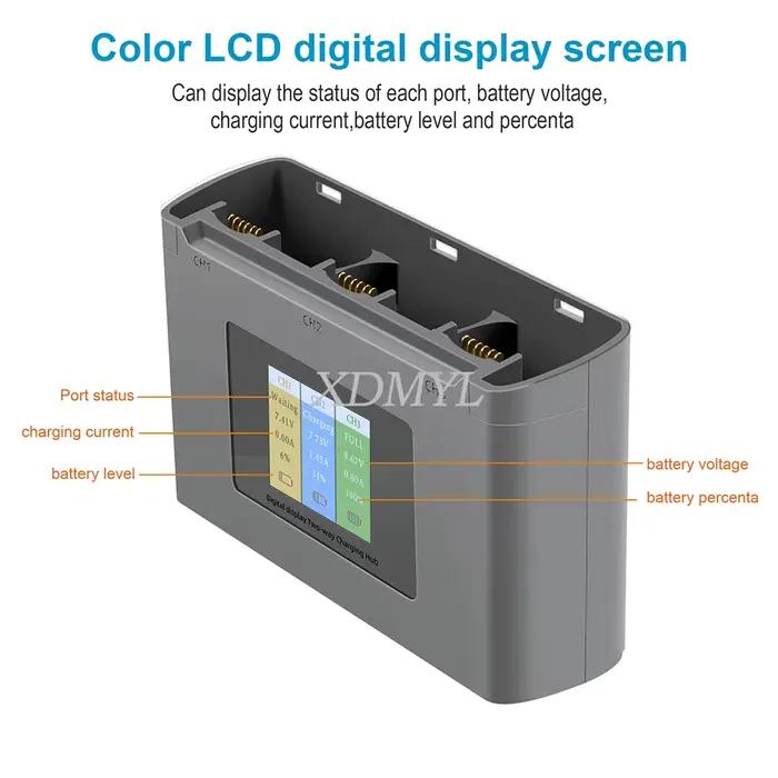 Hub de charge pour DJI MINI 2 MINI 2 SE MINI 4K 3 Voies Chargeur Batterie USB Télécommande Accessoires Drone Occasions Spéciales