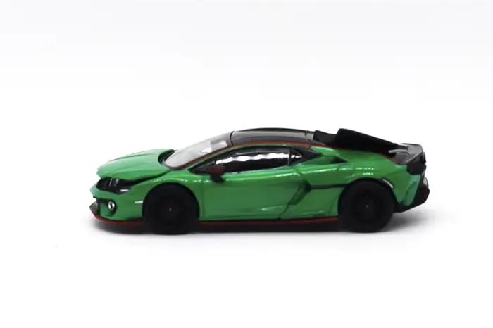 Modèle de voiture de collection en métal moulé sous pression 1:64 GT3 R LeMans 24H LMGT3 2025 Chip Hart Racing / Temerario