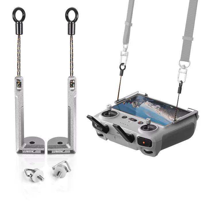 Sangle d'équilibrage 2 en 1 avec attaches métalliques pour télécommande DJI RC 2/RC/RC Pro Mini 5 PRO/Mini 4 Pro/Air 3S Accessoires de drone