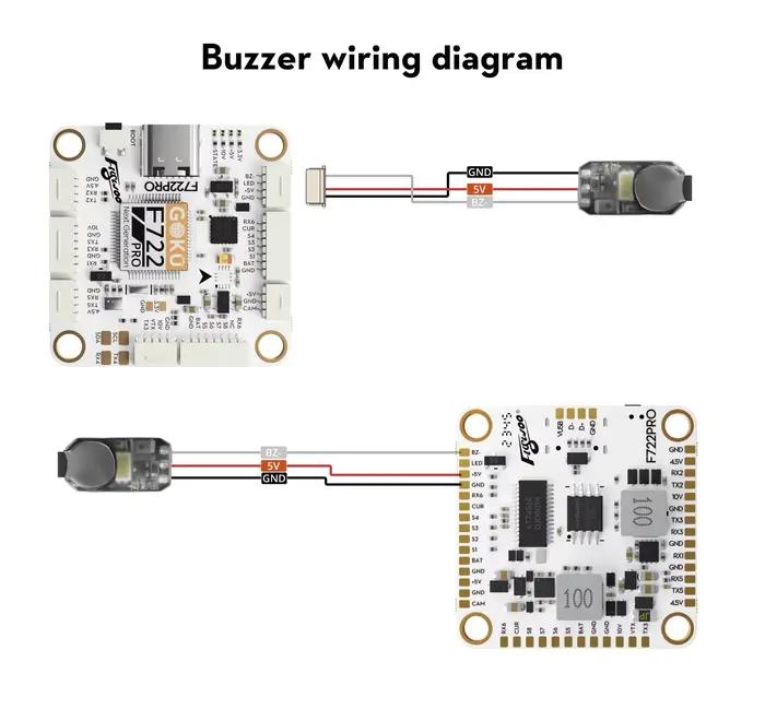 Flywoo Finder V1.0 100dB alarme sonore avec lumière LED pour Drone FPV