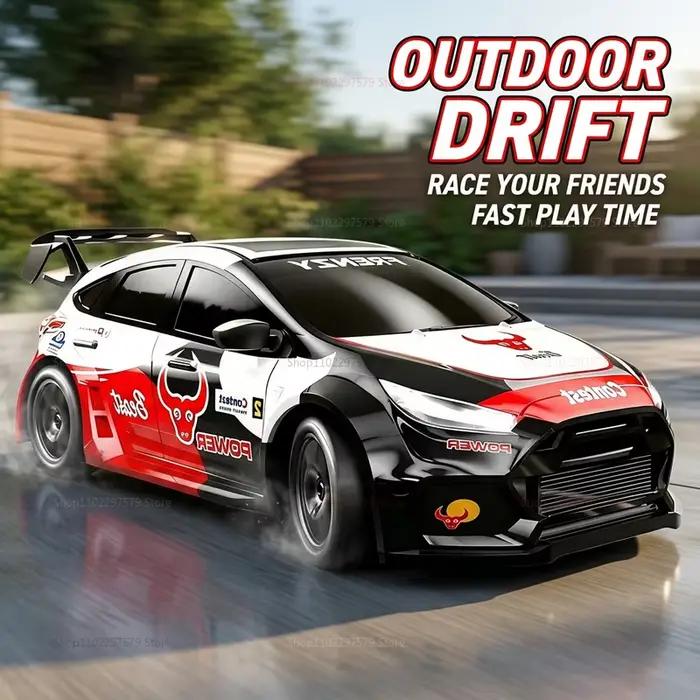 Voiture de course RC 70 km/h, voiture de sport à grande vitesse, 2,4 GHz, 4 roues motrices, moteur brushless, avec lumières LED, voitures télécommandées pour enfants