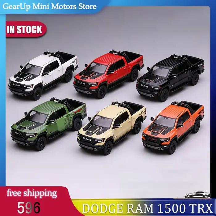 Nouveau 596 1:64 Dodge Ram TRX "Raptor Killer" - En stock, camionnette en alliage, modèle américain muscle tout-terrain pour collectionneurs de camions, jouet
