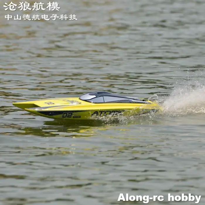 RC Modèle Bateau Volantex rc Vector70 V792-4 792-4 70cm ATOMIC Brushless Haute Vitesse 60 KM/H RC Bateaux (PNP OU RTR 2.4GHz)