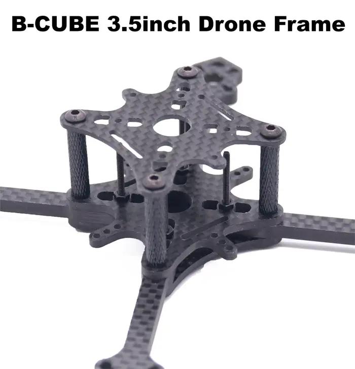 B-CUBE 3.5 pouces FPVDrone cadre Kit Fiber de carbone course Drone quadrirotor Freestyle INAV Beatflight F722Ardupilot PX4Flight Control